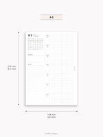 W108_G_WO2P_2026 | 2026 Weekly Planner, Grid