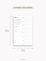 W108_G_WO2P_2026 | 2026 Weekly Planner, Grid