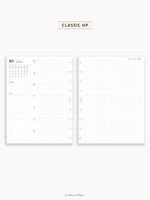 W108_G_WO2P_2026 | 2026 Weekly Planner, Grid