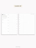 W108_G_WO2P_2026 | 2026 Weekly Planner, Grid