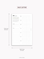W108_G_WO2P_2026 | 2026 Weekly Planner, Grid