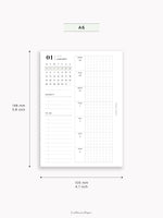 W108_G_WO2P_2026 | 2026 Weekly Planner, Grid