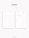 W130 | Weekly Planner, WO4P