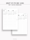 Y102_2027 | 2027 Future Log, Yearly Overview