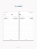 Y102_2026 | 2026 Future Log, Yearly Overview