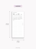 Y102_2026 | 2026 Future Log, Yearly Overview