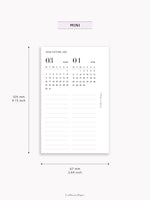 Y102_2026 | 2026 Future Log, Yearly Overview