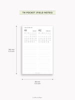 Y102_2026 | 2026 Future Log, Yearly Overview