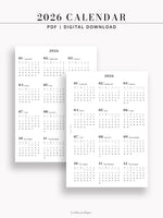 Y104_2026 | 2026 Calendar