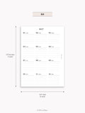Y115_2027 | 2027 Calendar with Monthly Blank Page