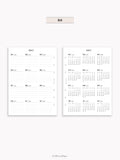 Y115_2027 | 2027 Calendar with Monthly Blank Page
