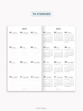 Y115_2027 | 2027 Calendar with Monthly Blank Page