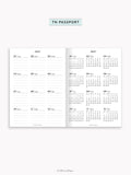 Y115_2027 | 2027 Calendar with Monthly Blank Page