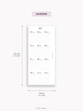 Y115_2027 | 2027 Calendar with Monthly Blank Page