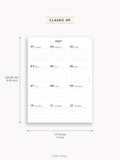 Y115_2027 | 2027 Calendar with Monthly Blank Page