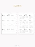 Y115_2027 | 2027 Calendar with Monthly Blank Page