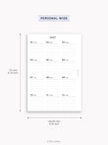 Y115_2027 | 2027 Calendar with Monthly Blank Page