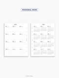Y115_2027 | 2027 Calendar with Monthly Blank Page
