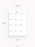 Y115_2027 | 2027 Calendar with Monthly Blank Page