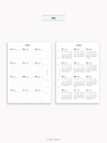 Y115_2027 | 2027 Calendar with Monthly Blank Page