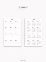 Y115_2026 | 2026 Calendar with Monthly Blank Page