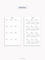 Y115_2026 | 2026 Calendar with Monthly Blank Page