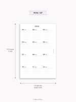 Y115_2026 | 2026 Calendar with Monthly Blank Page