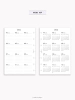 Y115_2026 | 2026 Calendar with Monthly Blank Page