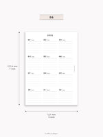 Y115_2026 | 2026 Calendar with Monthly Blank Page