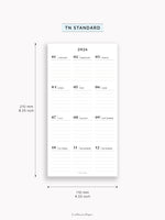 Y115_2026 | 2026 Calendar with Monthly Blank Page