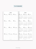 Y115_2026 | 2026 Calendar with Monthly Blank Page