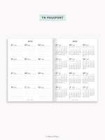 Y115_2026 | 2026 Calendar with Monthly Blank Page