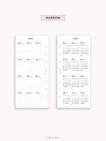 Y115_2026 | 2026 Calendar with Monthly Blank Page