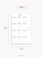 Y115_2026 | 2026 Calendar with Monthly Blank Page
