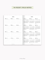 Y115_2026 | 2026 Calendar with Monthly Blank Page