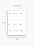 Y115_2026 | 2026 Calendar with Monthly Blank Page