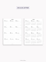 Y115_2026 | 2026 Calendar with Monthly Blank Page