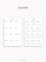 Y115_2026 | 2026 Calendar with Monthly Blank Page