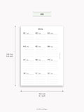 Y115_2026 | 2026 Calendar with Monthly Blank Page