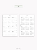 Y115_2026 | 2026 Calendar with Monthly Blank Page