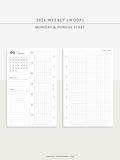 W108_G_WO2P_2024 | 2024 Weekly Planner, Grid