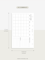 M125 | Horizontal Monthly Planner, MO1P