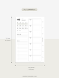 W108_GX_WO1P_2024 | 2024 Weekly Planner, Blank