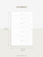 W108_G_WO2P | Weekly Planner, WO2P, Grid