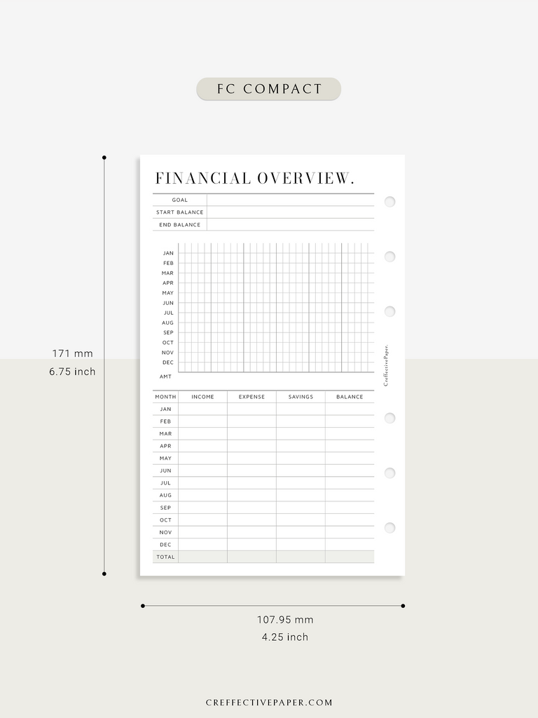 T138 | Yearly Financial Overview – CreffectivePaper