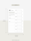 W108_G_WO1P_2024 | 2024 Weekly Planner, Grid