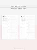 W108_G_WO1P_2024 | 2024 Weekly Planner, Grid