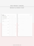 W108_G_WO2P_2024 | 2024 Weekly Planner, Grid