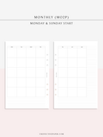 M122_L | Monthly, MO2P, Lined