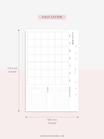 M125 | Horizontal Monthly Planner, MO1P